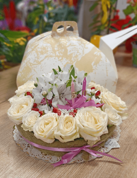 Torta e fiori per compleanno - Italflora